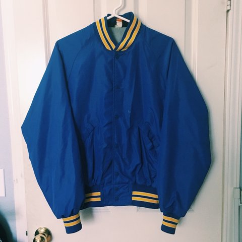Blue Varsity Jacket - Jackets
