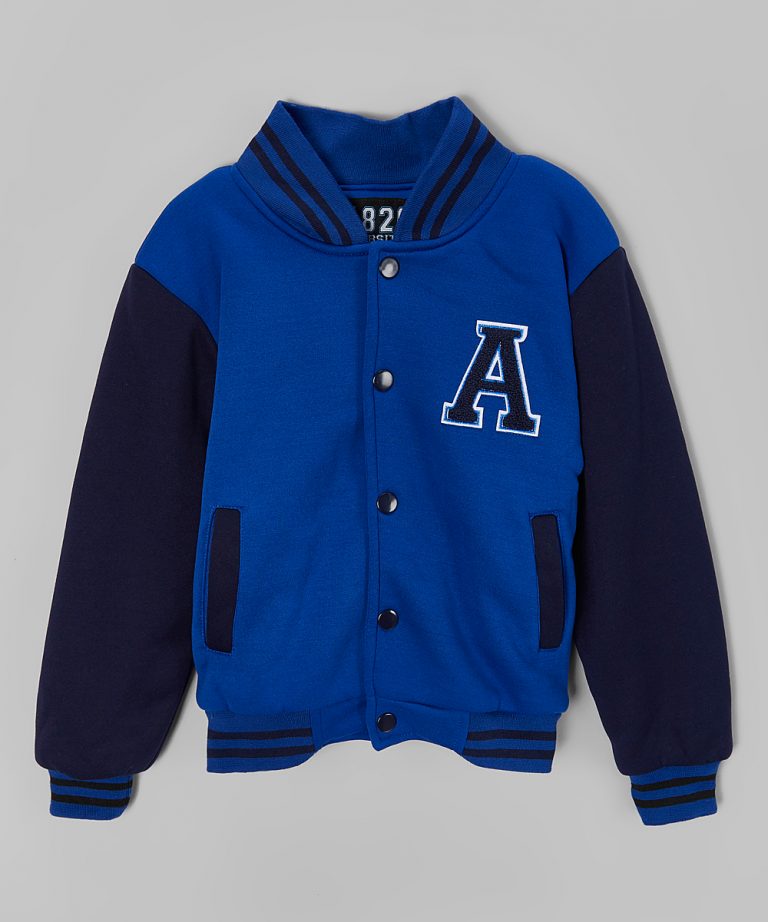 Blue Varsity Jacket - Jackets