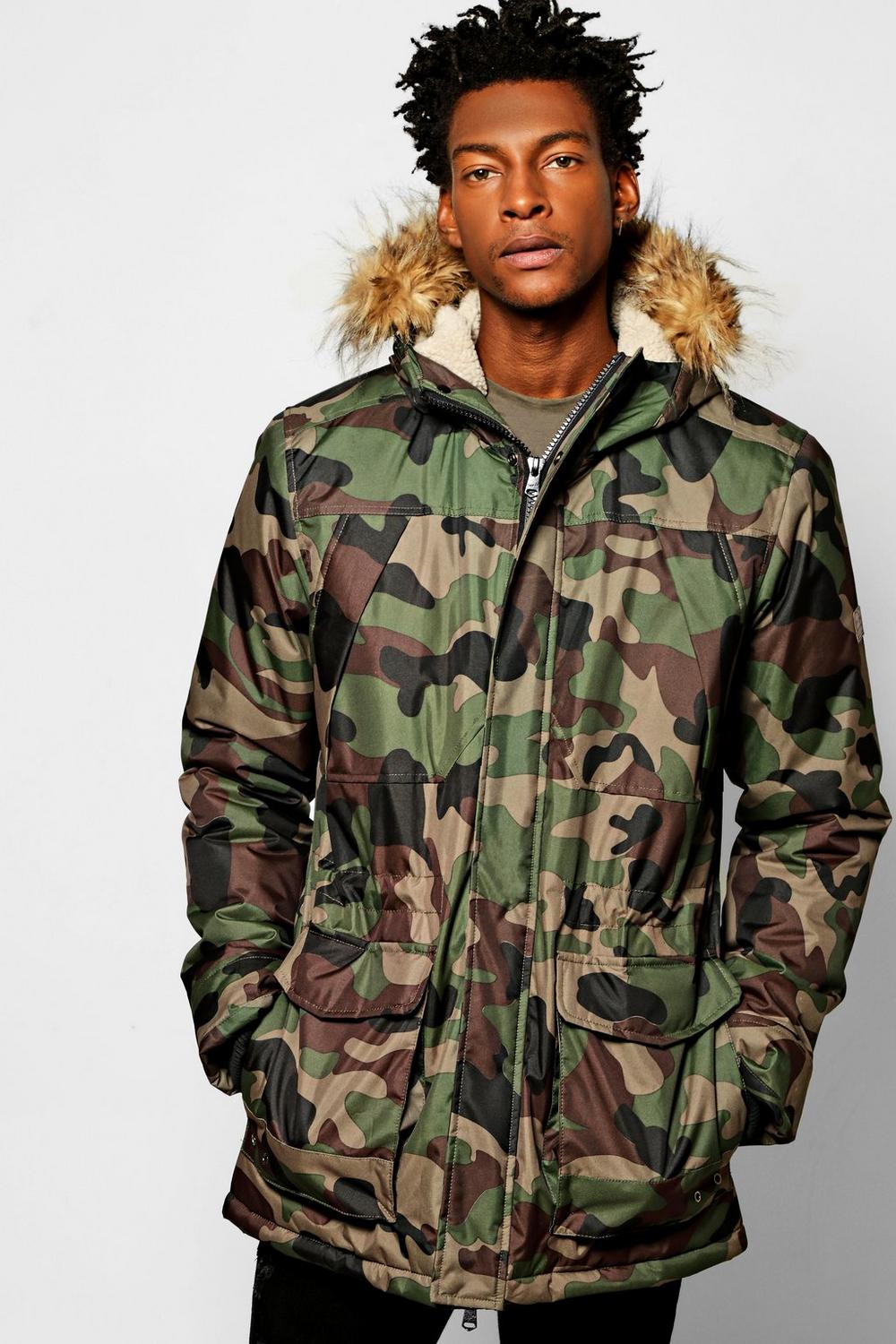 Camo Parka Jacket - Jackets