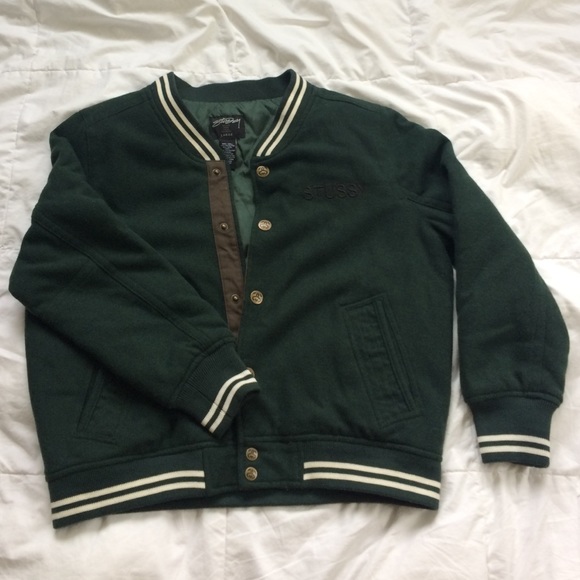 Green Varsity Jacket - Jackets