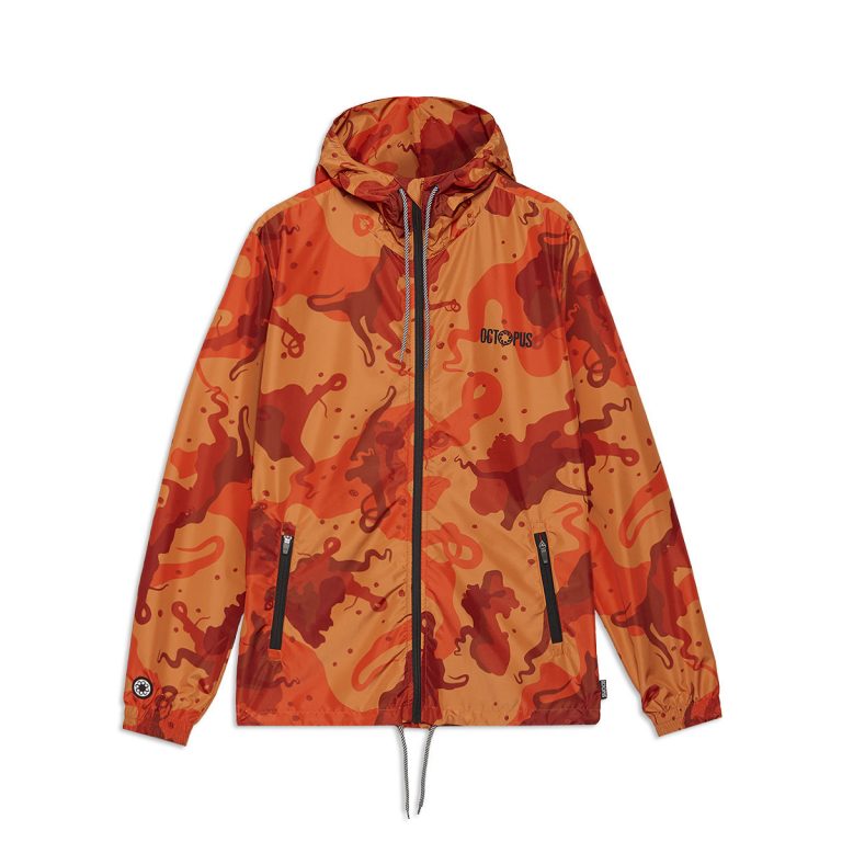 Orange Camo Jacket - Jackets