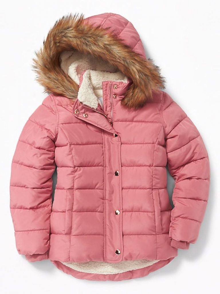 Pink Winter Jacket - Jackets