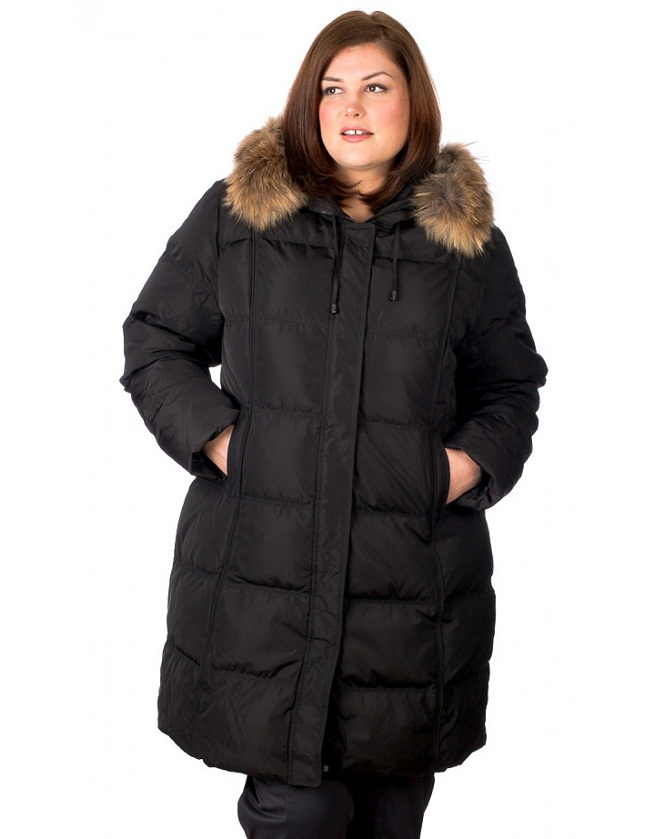 Plus Size Down Jacket - Jackets