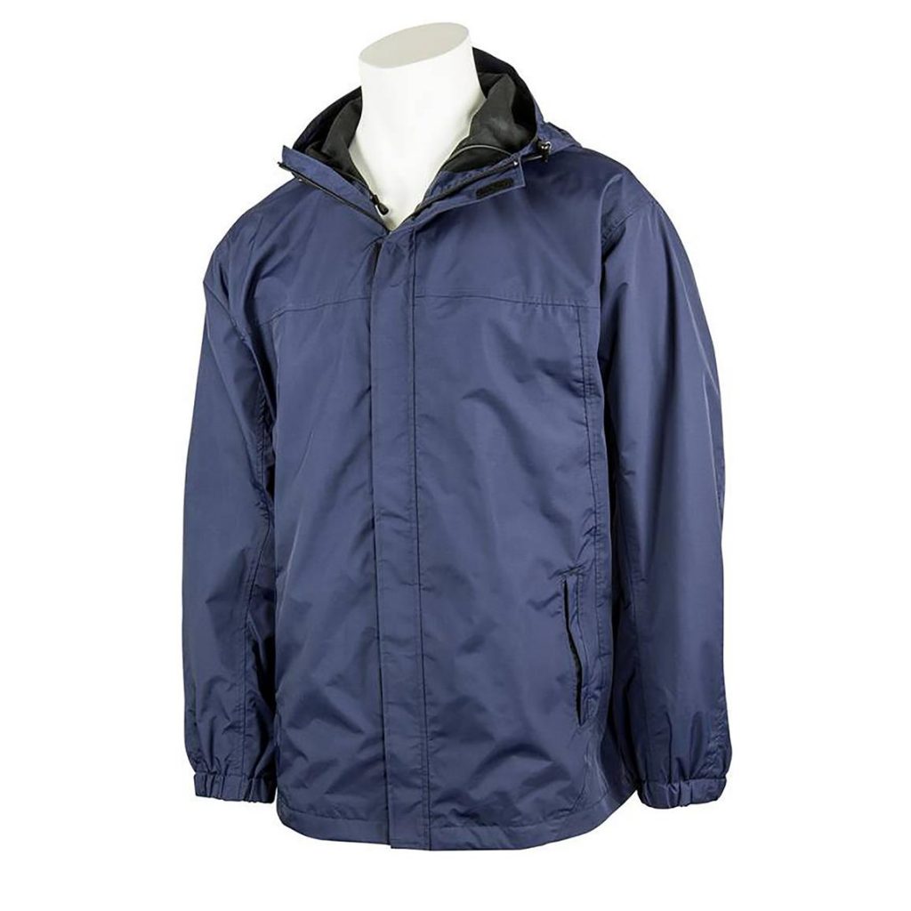 Navy Rain Jacket - Jackets