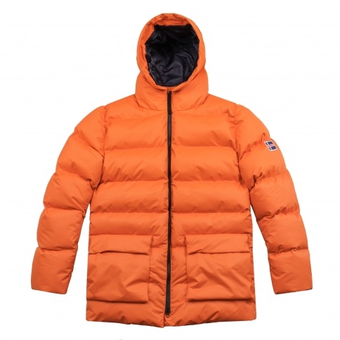 Orange Down Jacket - Jackets
