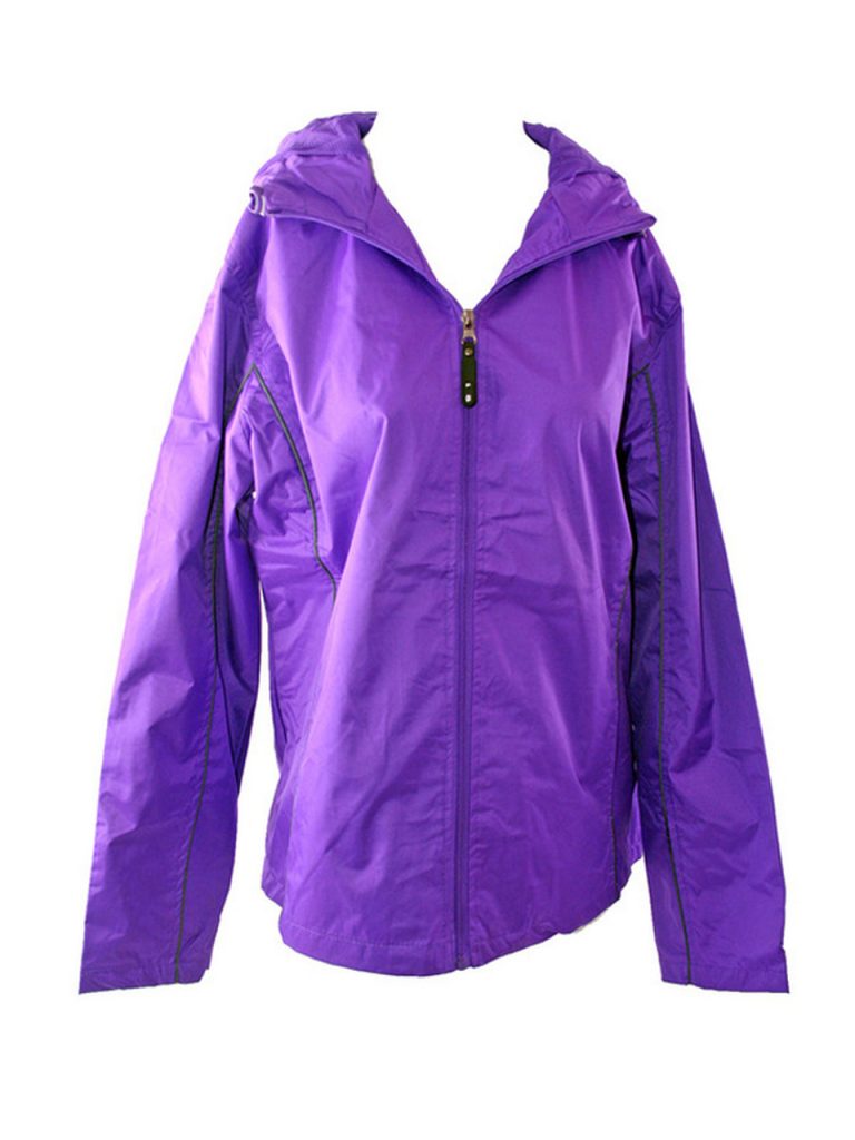 Purple Windbreaker Jacket - Jackets