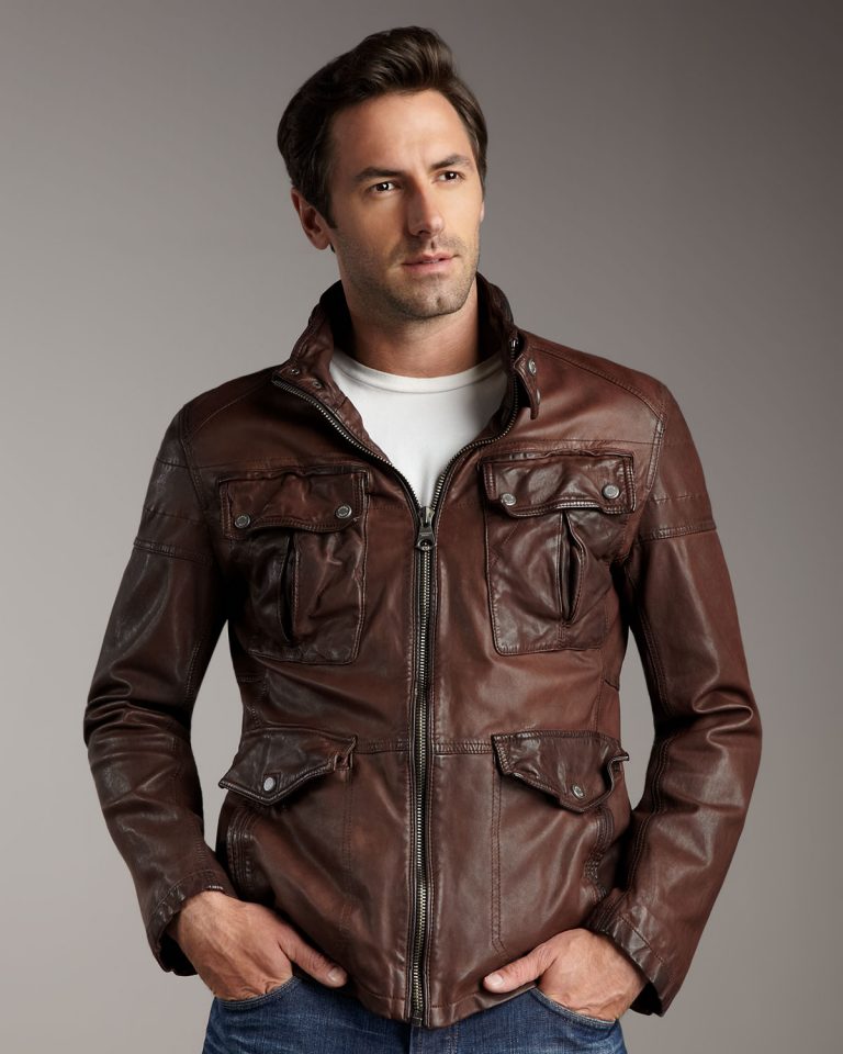 Military Leather Jackets - Jackets