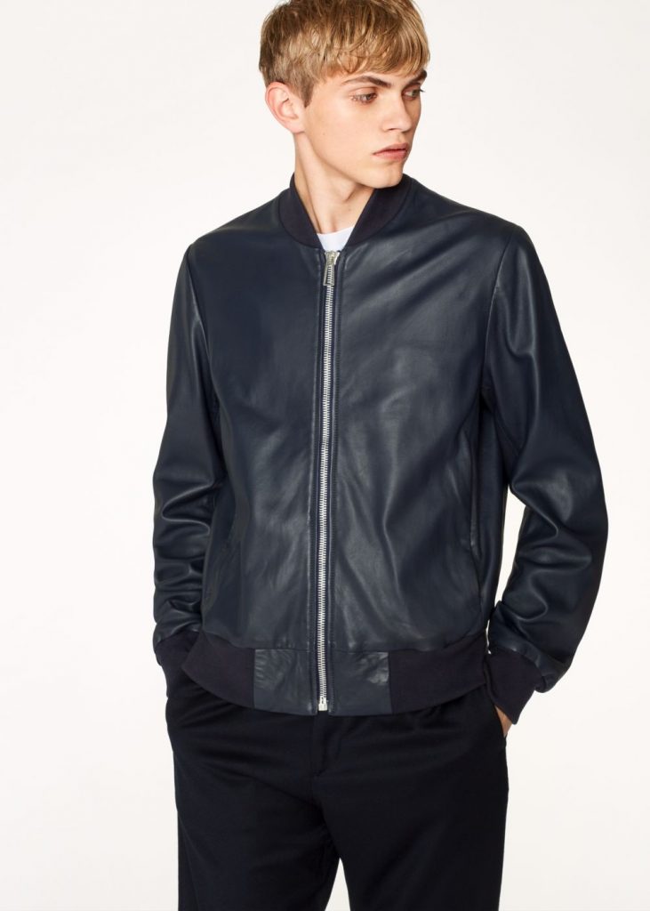 Navy Bomber Jacket - Jackets